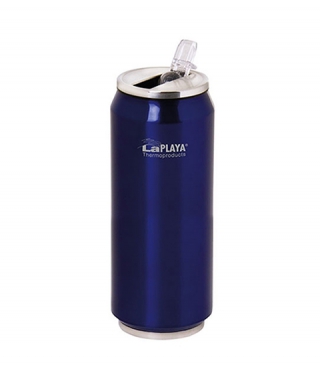 Edelstahl Trinkdose LaPLAYA blau 500 ml